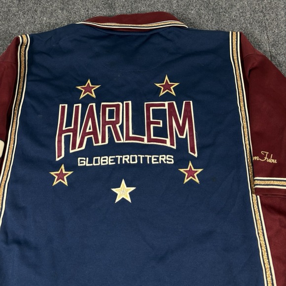 Vintage Y2K RARE Harlem Globetrotter 3XL Jersey Track Suit 50 Cent FUBU Platinum - Picture 9 of 12